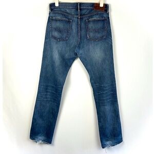 Vintage Polo by Ralph Lauren Relaxed Fit Denim Blue Jeans • 34 x 34 Mens